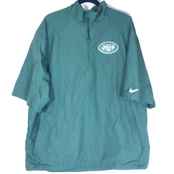 Nike Other - Nike  NY Jets SS 1/4 Zip SS Pullover Size - XL
